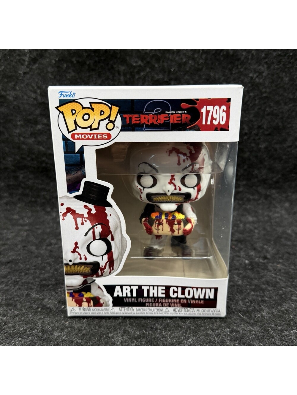 Terrifier Art the Clown with Head Funko Pop! Vinyl Figure #1796